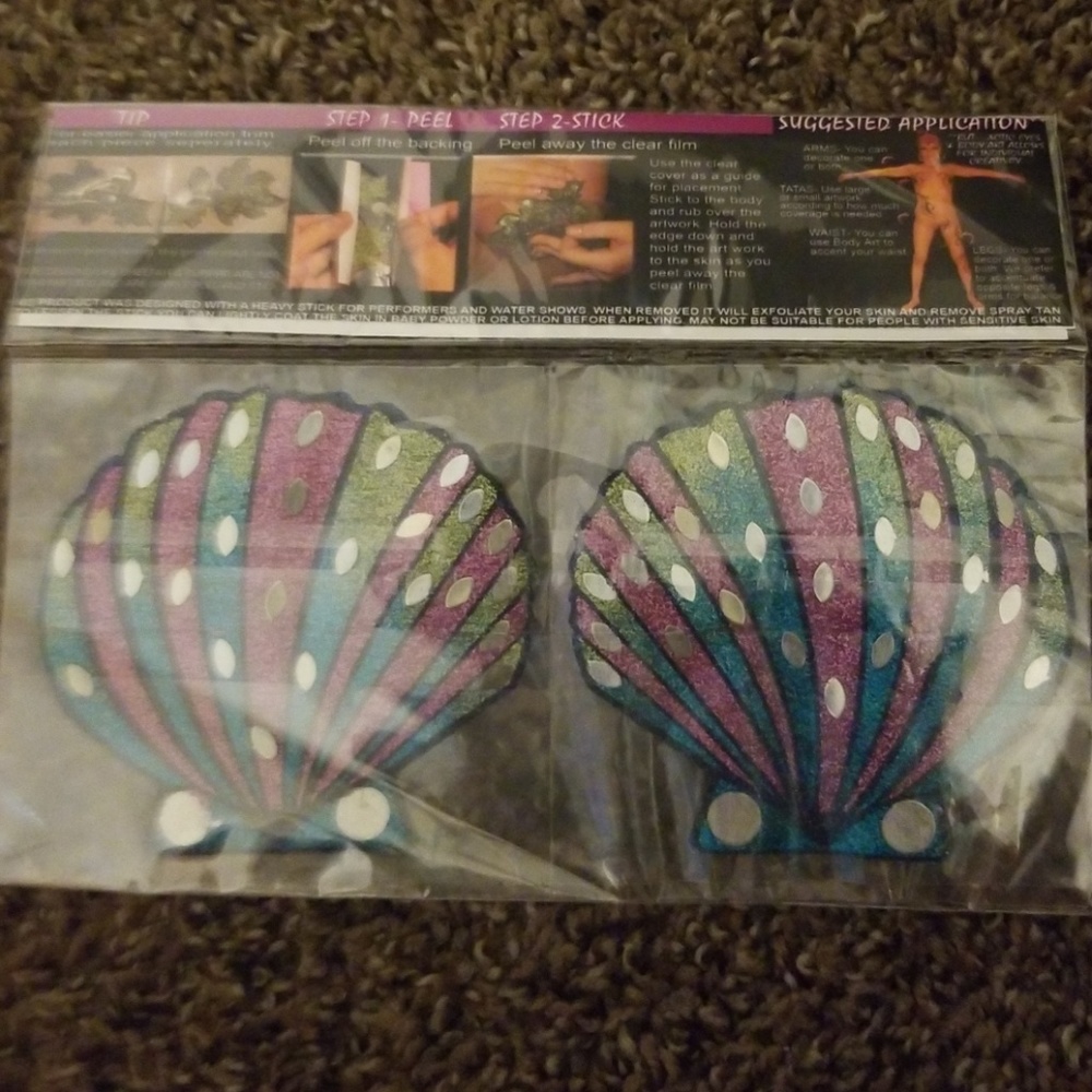 Shell top adhesives for the tatas